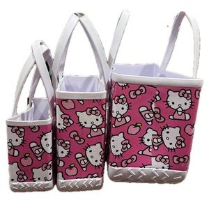 🎀 (1) MEDIUM 🎀 beeYOON Bag ‼️ Kawaii Pink Tote | Teacher | Travel | Organizer